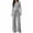 White #7, variant on DORKASM Women's Striped 2 Piece Pants Outfits Long Sleeve Top Lounge Sets Casual Knit Button Down Lounge Outfits Army Green S