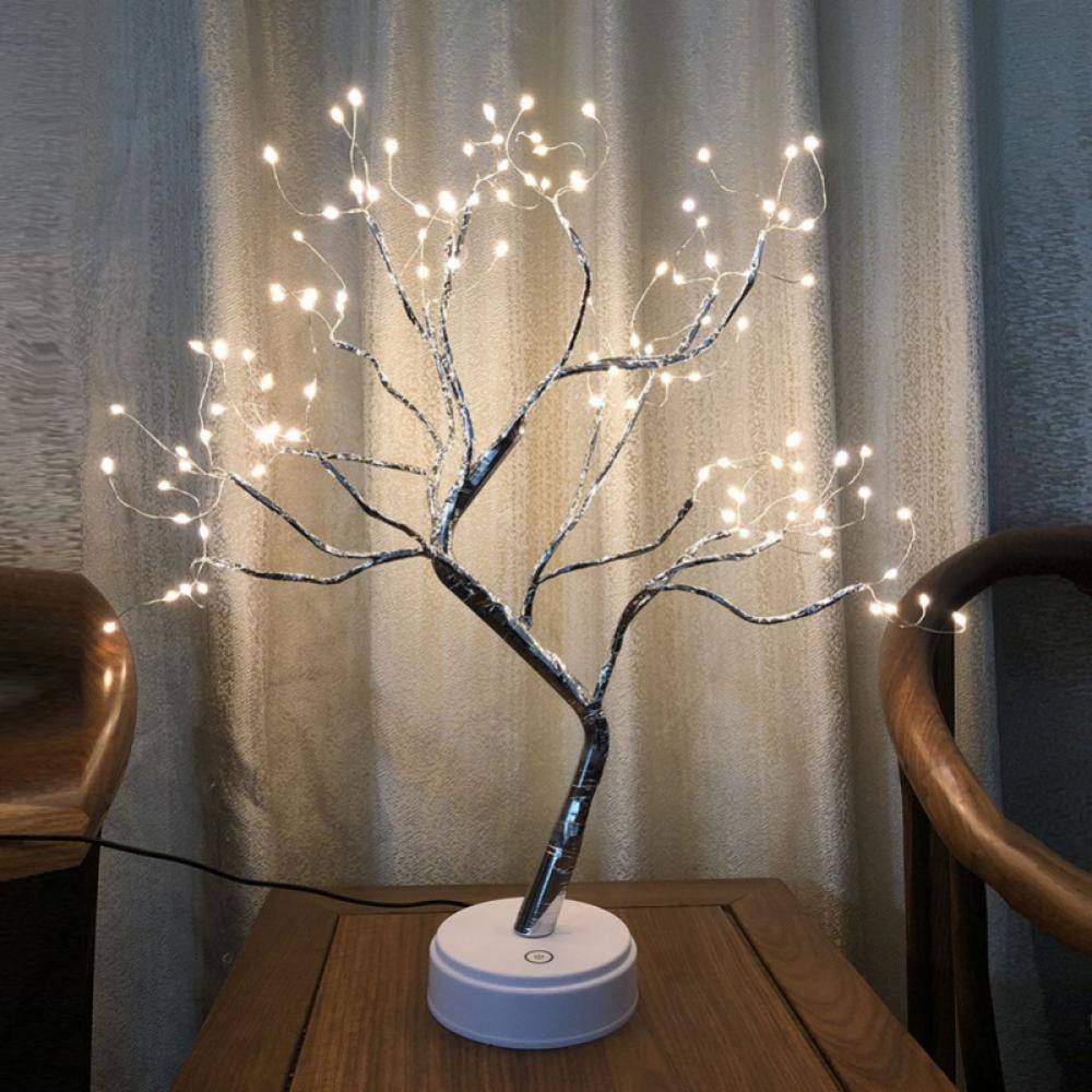 Tabletop Bonsai Fairy Lights 108 LED Tree Lamp Night Light Home Decor Warm White 