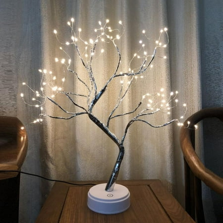 

21 Tabletop Bonsai Tree Light with 108 LED Lights-USB/Battery Touch Switch Fairy Spirit Light Tree Celtic Serenity Artificial Lighted Tree Lamp for Home Decor for Her Women