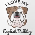thumbnail image 2 of CafePress - I Love My English Bulldog - Pint Glass, Drinking Glass, 16 oz. CafePress, 2 of 4