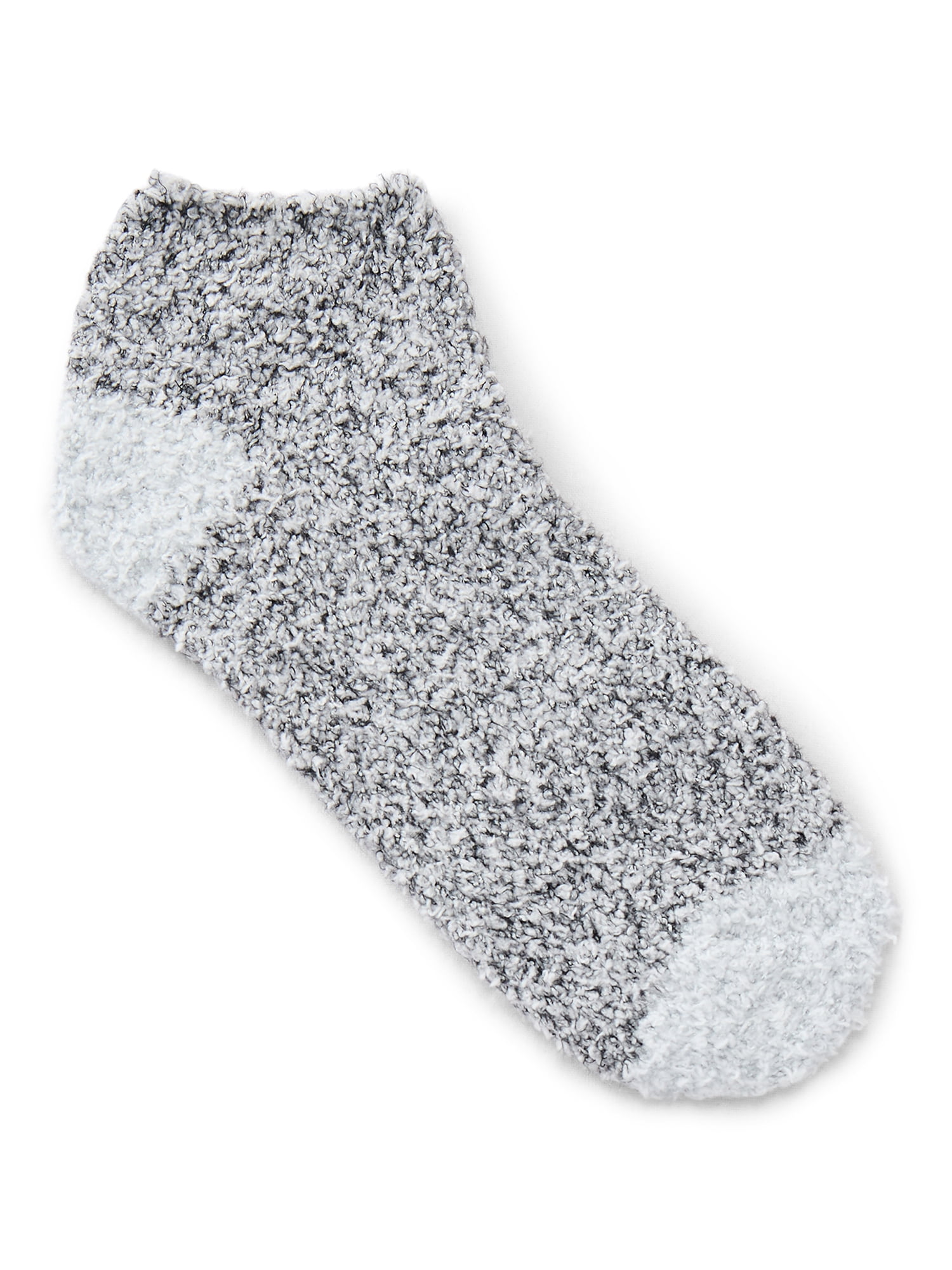 Joyspun Women's Double Layer Low Cut Lounge Socks, 3 Pack, Shoe Sizes 4-10