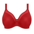 thumbnail image 3 of Elomi Smooth Unlined Underwire Molded Bra (4301),34G,Haute Red, 3 of 6