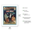thumbnail image 2 of Thurston The Great Magician - Harry Kellar’s Successor - Vintage Magic Poster c.1908 - Bamboo Fine Art 290gsm Paper Print (Unframed) 18x24in, 2 of 4