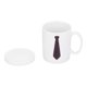 thumbnail image 1 of Taza de café termosensible con patrón de corbata que cambia de color con tapa para oficina en casa, 1 of 14