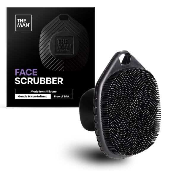 The Man Silicone Face Scrubber 1-Piece Facial Cleansing Brush