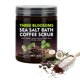 thumbnail image 1 of Exfoliante corporal de café | 350g Anti Celulitis Anti envejecimiento Combate Estrías Arrugas | Gel de baño de café orgánico con semillas de café, sal del Mar Muerto y aceite de coco | Antes del baño, 1 of 3