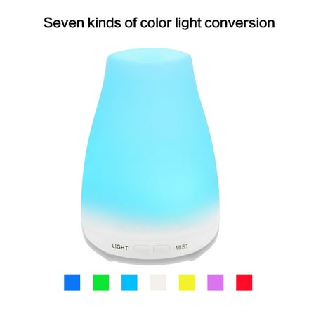 Humidifier for Home Office Baby Light Mist Mode 7 Colors Lamp 120ml Essential Oil Diffuser Ultrasonic Aromatherapy Aroma