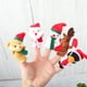 thumbnail image 2 of 5 marionetas de dedo navideñas, muñecos educativos de Papá Noel, ciervo y muñeco de nieve., 2 of 7