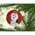 thumbnail image 2 of Carolines Treasures SC9761CO1 Havanese Flocons de Neige Rouges Ornement en Céramique de Vacances, 2 of 2