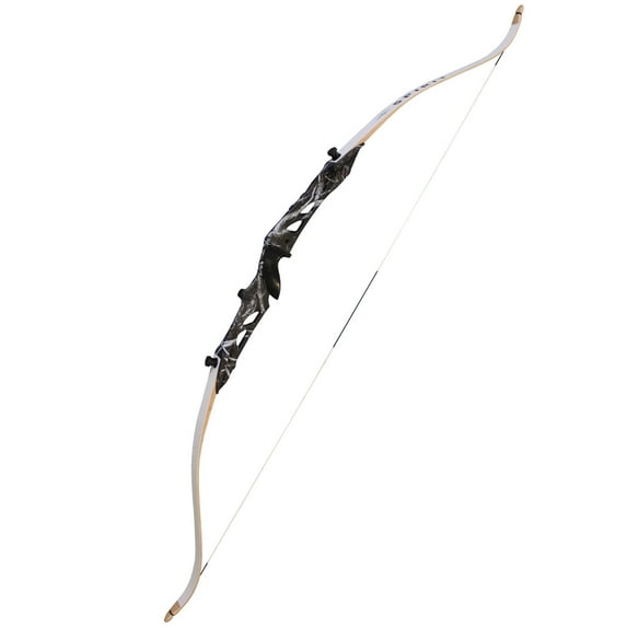 SAS Explorer Metal Riser Takedown Recurve Bow Black Limbs