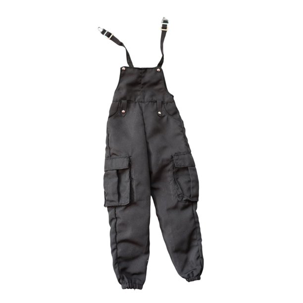 Figura a escala 1/6, mono, ropa en miniatura, accesorio para muñeca, ropa urbana, cosplay Negro
