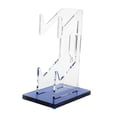 thumbnail image 4 of Kokiya 2 Tiers Acrylic Game Controller Stand for Pictures Photos Gaming Accessories Blue, 4 of 9