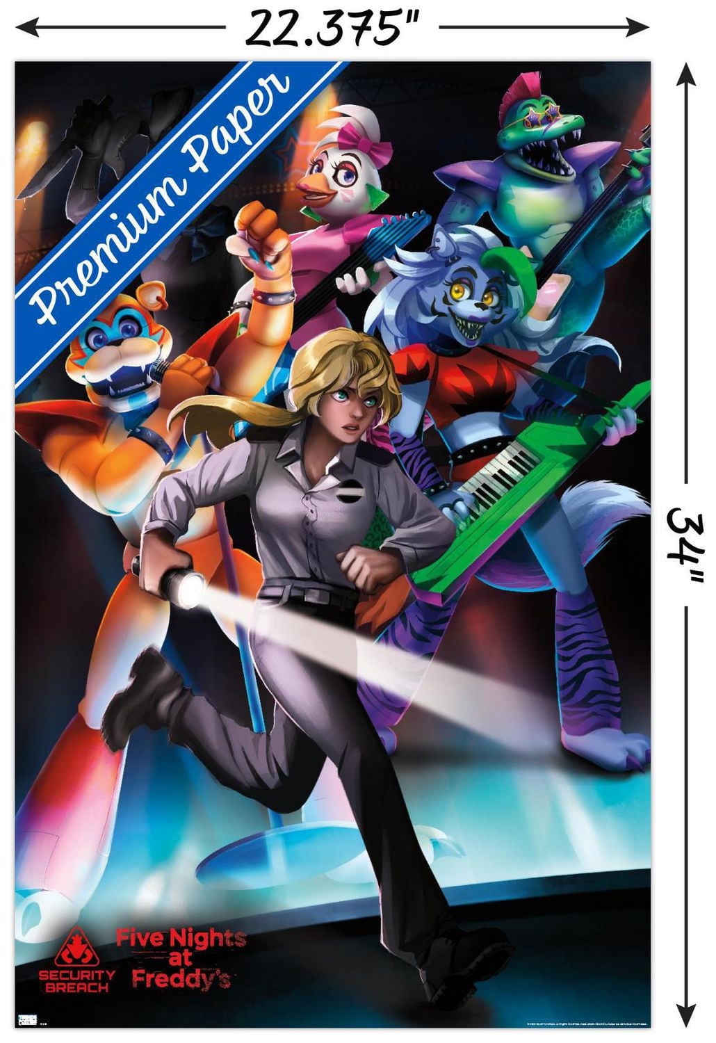 Five Nights at Freddy's: Security Breach - Group Wall Poster