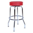 thumbnail image 2 of Richardson Seating 1950s Floridian Swivel Stool-Color:Green,Height:30, 2 of 2