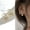 Gold, variant on Minimalist Gold Huggie Hoop Earrings, Sterling Silver Hoops, Gold Huggie Hoops with Crystal Circle Dangling Charms, Simple Dainty Earrings
