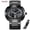 Black, variant on SKMEI Men's Analog Watch, Oval Stainless Steel Bracelet Quartz Wristwatch with Day and Date Display