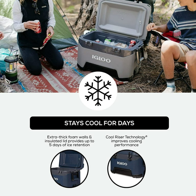 Igloo 52 QT Rugged Blue BMX Cooler