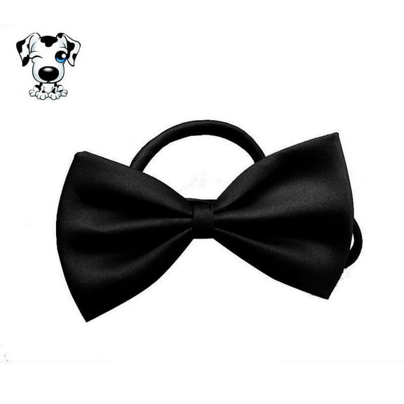 4.13x2.36 Inch Fashion Cute Dog Bow Tie with 17.91 Inch Adjustable Rope - Multi-Color Pet Necktie for Special Occasions