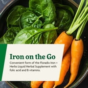 Floradix Iron Tablets - Iron Supplement with B Vitamins, Folic Acid, Vitamin C & More - Energy Support - Vegetarian & Gluten-Free - 80 Tablets (80 Servings)