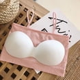 thumbnail image 5 of Ame Women's Wireless Solid Color Tube Tops Bra Girls Soft Brassiere Underwear Lingerie, 5 of 8