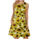 thumbnail image 1 of Mujeres verano casual sin mangas cuello redondo gradiente impreso bolsillo manga vestidos vestido suelto OAVQHLG3B Store lin121212, 1 of 5