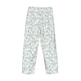 thumbnail image 4 of Kdxio Leaf Print Print Men's Sleep Pajama Pant Lounge Pants with Pockets, 4 of 8