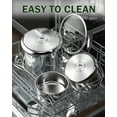 thumbnail image 5 of Cooks Standard Multi-ply Clad Stainless Steel Cookware Set, - Includes Saucepans and Stockpot with Lids, Cool Grip Handles,  Induction Compatible, Dishwasher and Oven Safe, 6-Piece, 5 of 7