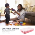 thumbnail image 4 of Miangastore Sand Box With Cover Pink For Multi Occasion Use 1Set 15X9.8X3.1In, 4 of 8