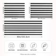 thumbnail image 4 of Minimalist Black and White Stripe Standard Size Satin Pillowcase 20''x26'' Double-Sided Print Soft Wrinkle Resistant, 4 of 9