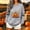 A53 Gray, variant on Women's Crewneck Pullover Sweatshirt Halloween Graphic Tops Long Sleeve Casual Fall Shirts Cute Pumpkin Candy Print Loose Fit Activewear for Festivals