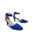 thumbnail image 3 of Zapatos de Tacón Bajo para Mujer DREAM PAIRS Azul Talla 9.5, 3 of 7