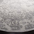 thumbnail image 3 of Pemberly Row Contemporary Polypropylene Ivory Area Rug - Round 4', 3 of 6
