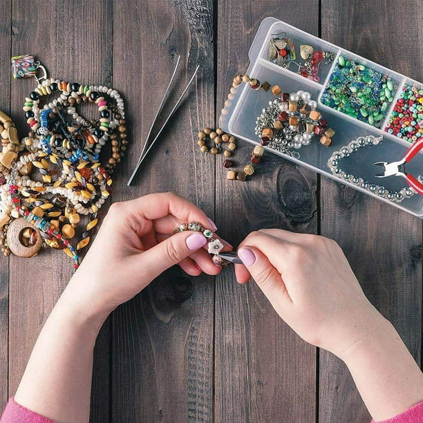 Wire Jewelry Making Kit Keychain Bracelet Necklace Earring Anklet Charm  Fixing Repair Tools Set DIY Craft Supplies 