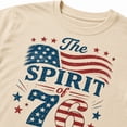 thumbnail image 2 of Spirit of 76 Patriotic Graphic T-Shirt, Unisex Classic Fit American Flag Tee, 2 of 9