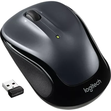 M325s Wireless Optical Ambidextrous Mouse - Wireless - Dark Silver