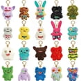 thumbnail image 3 of Funny Ugly Monster Plush Toys Keychain Kawaii Monster Rabbits Cute Stuffed Peluche Dolls Pendants Gifts Kid 12CM, 3 of 5