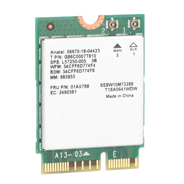 Tarjeta de red M.2 Bling Bling tarjeta de red Bluetooth duales Wifi optimizada