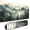 Misty Forest, variant on Hexagon Honeycomb Large Mouse Pad,Gaming Keyboard Desk Pad,Extended Mouse Mat Non-Slip Rubber Base with Stitched Edges for Office Game Home XL 31.5"x11.8"