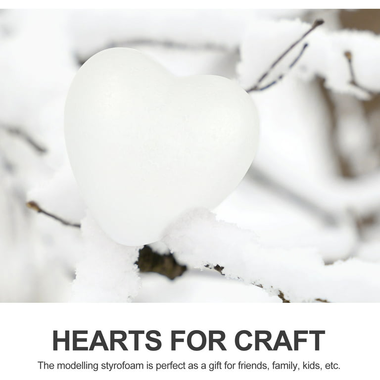 Balls Heart Styrofoam Hearts Craft Shapes Diy Polystyrene Day Shaped Crafts  Supplies Arranging Wedding Bauble Flower