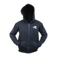 thumbnail image 2 of Sudadera Con Gorro y Cierre Unisex Azul Fire Sports Sudadera Deportiva, 2 of 4