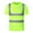 Pack of 1-Yellow, variant on High Visibility Shirts for Men Class 3 Hi Vis Reflective Safety Construction Shirts for Men Women, Short Sleeve Work Shirts with Black Bottom, Durable, Breathable Pack of 1-Yellow L