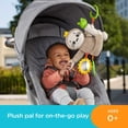 thumbnail image 2 of Fisher-Price Juguete para bebé, cochecito lento, muy divertido, perezoso, actividad de viaje con movimiento y detalles sensoriales para recién nacidos a partir de 0 meses, 2 of 5