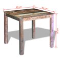 thumbnail image 4 of vidaXL Dining Table Solid Reclaimed Wood 80x82x76 cm, 4 of 5