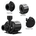 thumbnail image 2 of DC 12V Brushless Submersible Water Pump 800L/H 5M for Fountain Pool Solar Circulation System Water Circulation System, 2 of 3