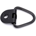 thumbnail image 3 of Anclaje de amarre de carga, 5 piezas Pernos de anillo en V de acero negro Pernos de cuerda de carga en anclaje de remolque Clips de montaje en superficie de remolque Punto de anclaje de carga de, 3 of 5