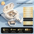 thumbnail image 4 of Ai Translation Earbuds Real Time,144 Language Translator Earbuds, Translating Earbuds, Bluetooth Headphones Translation Language Device for and Android Ear Bud Translator(Beige), 4 of 7