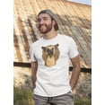 thumbnail image 2 of Watercolor Chinook Dog T-Shirt Men -Image by Shutterstock, Male Large, 2 of 4