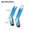 thumbnail image 2 of Balery Elephant Giraffe Calcetines novedosos Calcetines deportivos Calcetines hasta la rodilla Calcetines de algodón Calcetines originales y geniales, 2 of 6