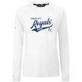 thumbnail image 2 of Women's Levelwear White Kansas City Royals Slender Glide T-Shirt, 2 of 3