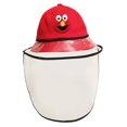 thumbnail image 2 of Cara Reutilizable Para Niños, Sombrero De Protección Prueba De Polvo Saliva Salpicaduras Protección De Seguridad Sombrero De Protección De - rojo-S, 2 of 6